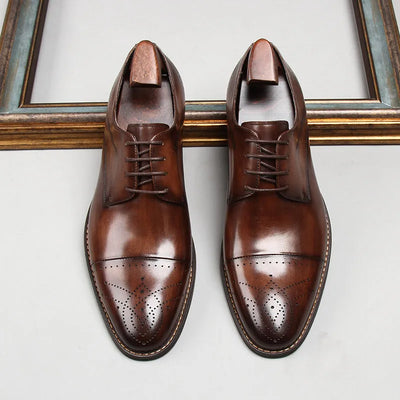 Nizar® | Darian Genuine Leather Oxfords