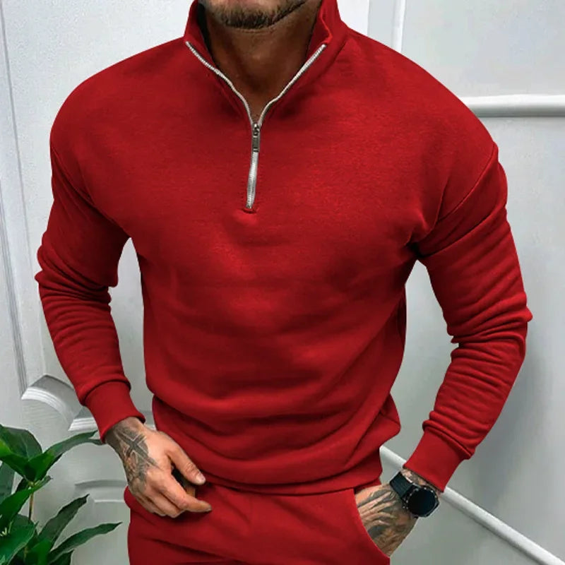 Chauncey® | Knitted Half Zip Sweater