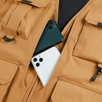 hola BREATHABLE MULTI-POCKET CARGO VEST