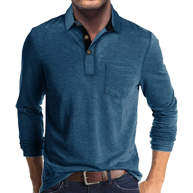 Ian® | Long Sleeve With Buttons & Chest Pocket