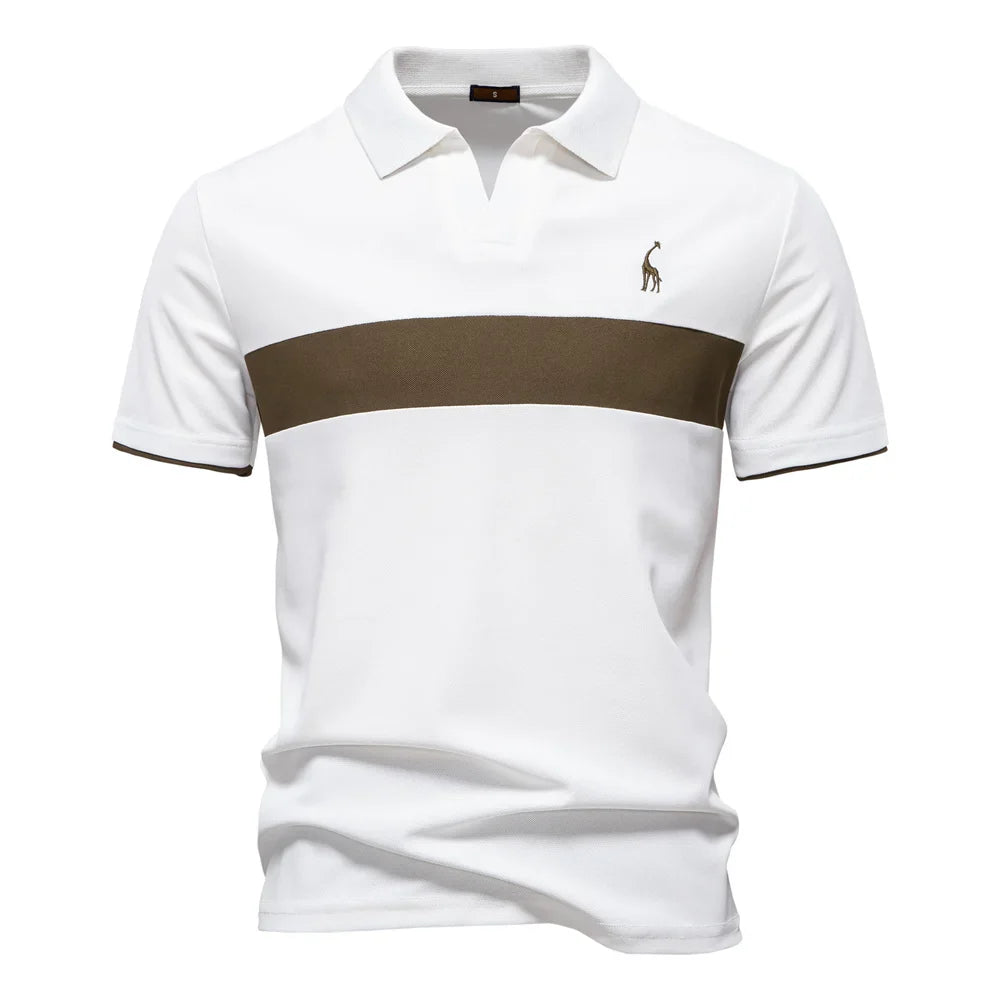 Aarón® | Men'S Polo With Color Block
