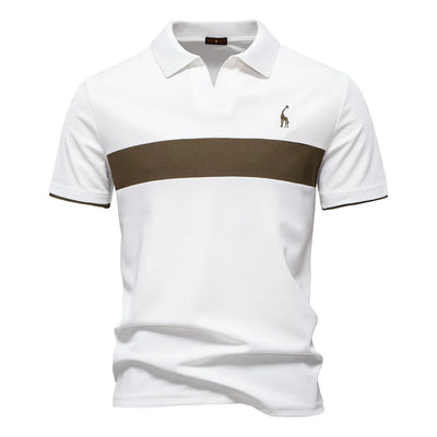 Aarón® | Men'S Polo With Color Block