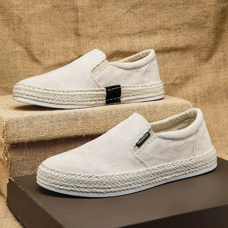 Cyrus | Breathable Slip-On Canvas Shoes