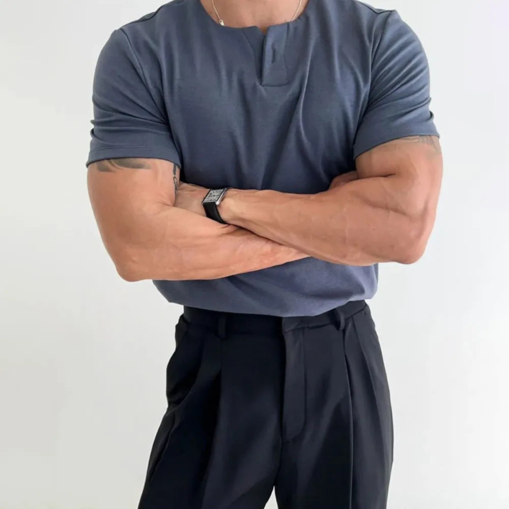 Kendyl® | Premium Henley With Buttons