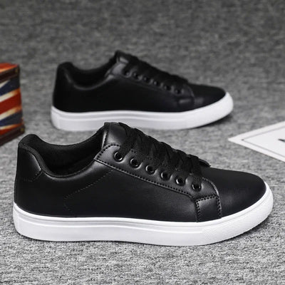 Malik | Elegant Leather Sneakers