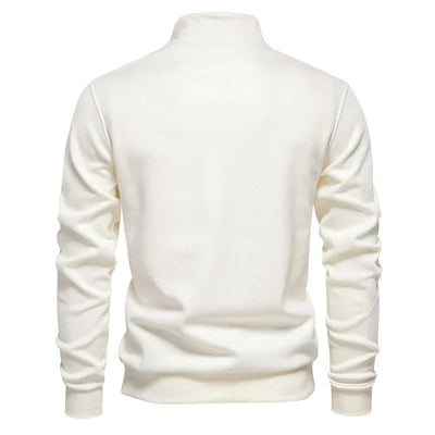Donato® | Lightweight Zip-Neck Sweater With Social Pocket