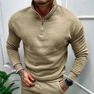 Chauncey® | Knitted Half Zip Sweater