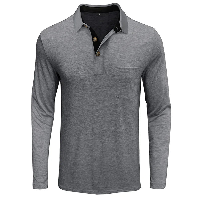 Ian® | Long Sleeve With Buttons & Chest Pocket
