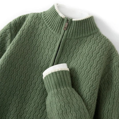Ismael® | Half-zip wool sweater