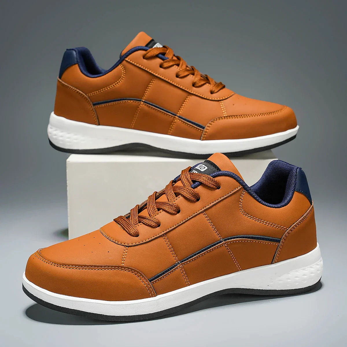 Gideon | Stylish Leather Sneakers
