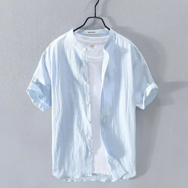 Vincent | Cotton Linen Summer Shirt