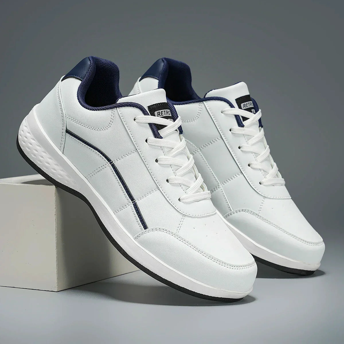 Gideon | Stylish Leather Sneakers