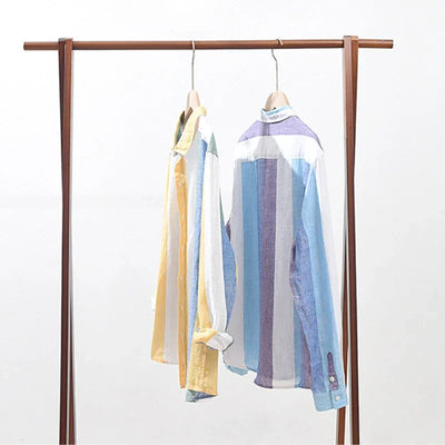 Chad® | Lightweight Linen Shirt With Stripes