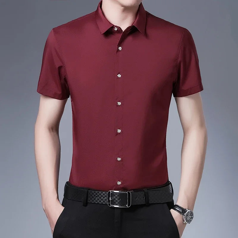 Roman | Business Casual Short-Sleeved Shirt