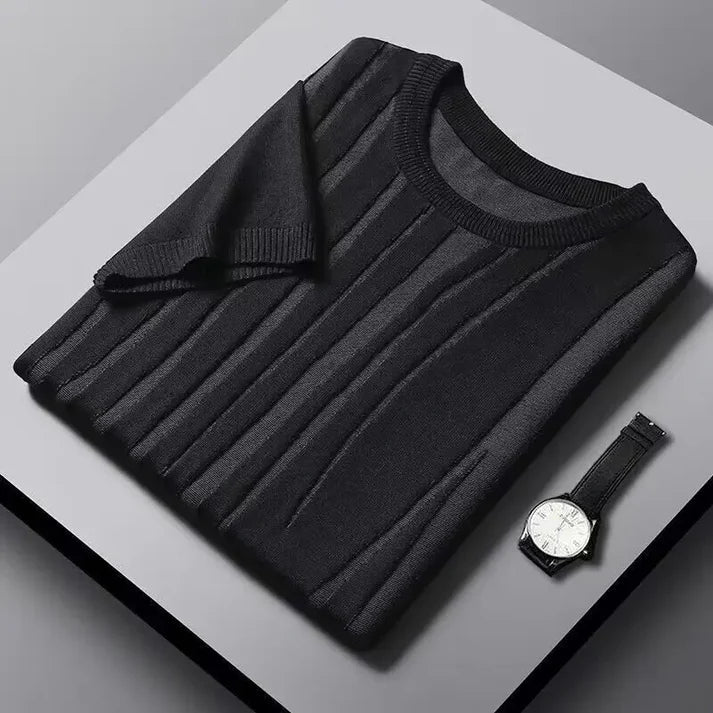 Kenneth® | Jacquard Ice Silk Knit Shirt