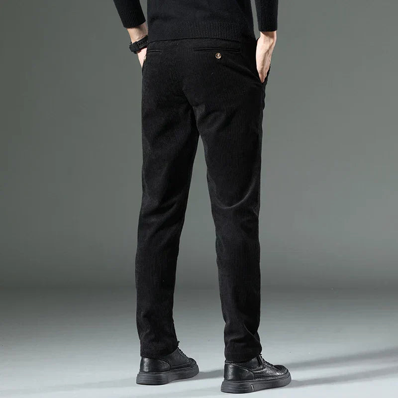 Ibraheem® | Ribbed Trousers For Men