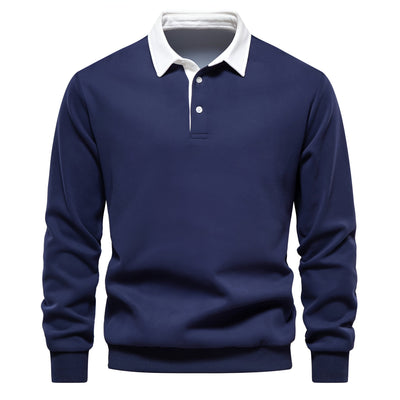 Alexander® | Stylish polo collar sweater