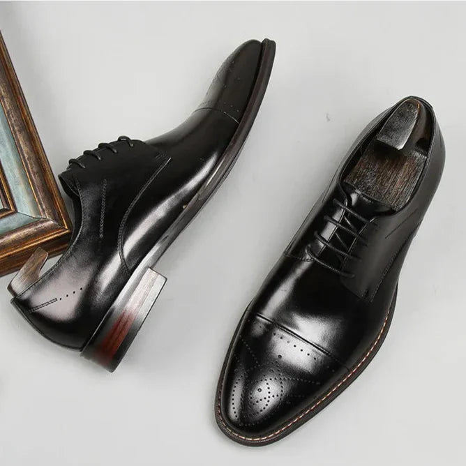 Nizar® | Darian Genuine Leather Oxfords