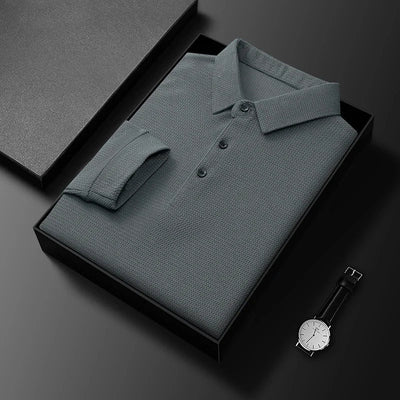 Caius® | Comfortable polo with long sleeves