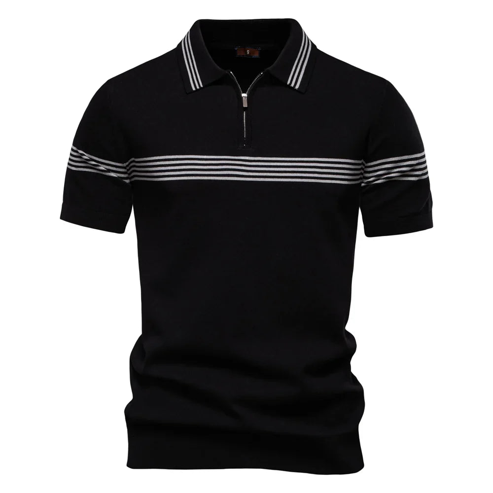 Jabir® | Polo Met Streepdesign