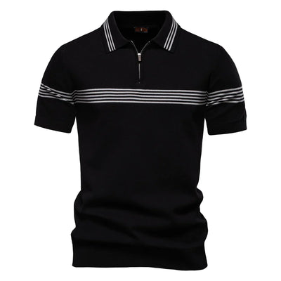 Jabir® | Polo Met Streepdesign