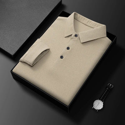 Caius® | Comfortable polo with long sleeves