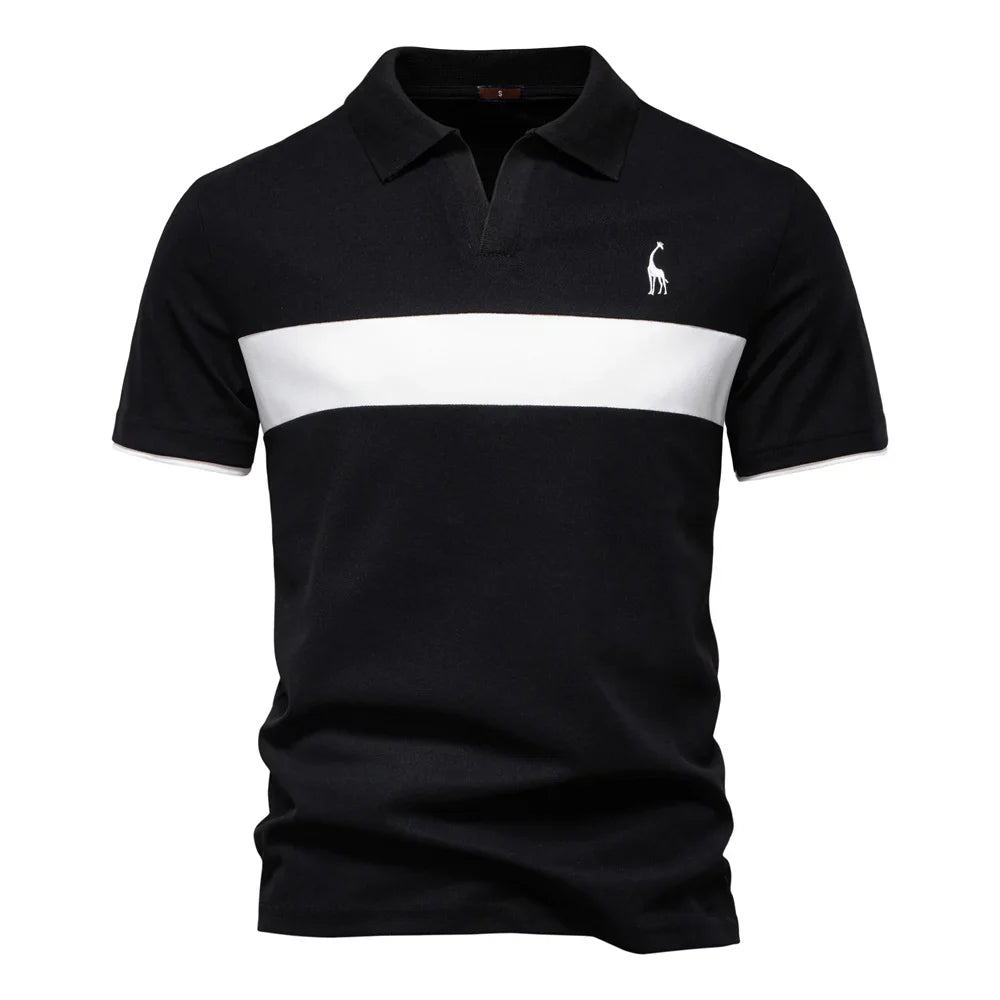 Aarón® | Men'S Polo With Color Block