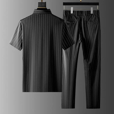 Cosme® | Belluno Pinstripe Suit Set