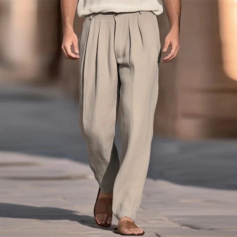 Stone | Casual Linen Pants