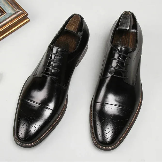 Nizar® | Darian Genuine Leather Oxfords