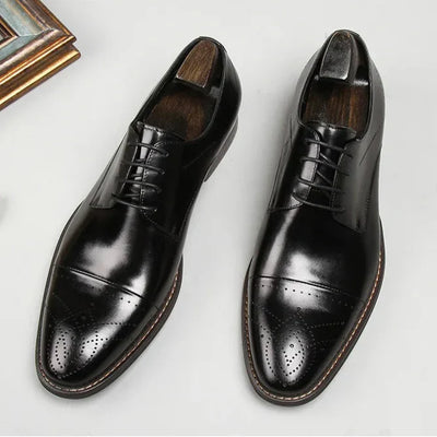 Nizar® | Darian Genuine Leather Oxfords