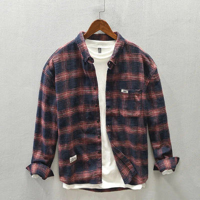 Mikhail | Classic long-sleeved plaid shirt