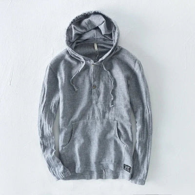 Enzo® | Linen Hoodie