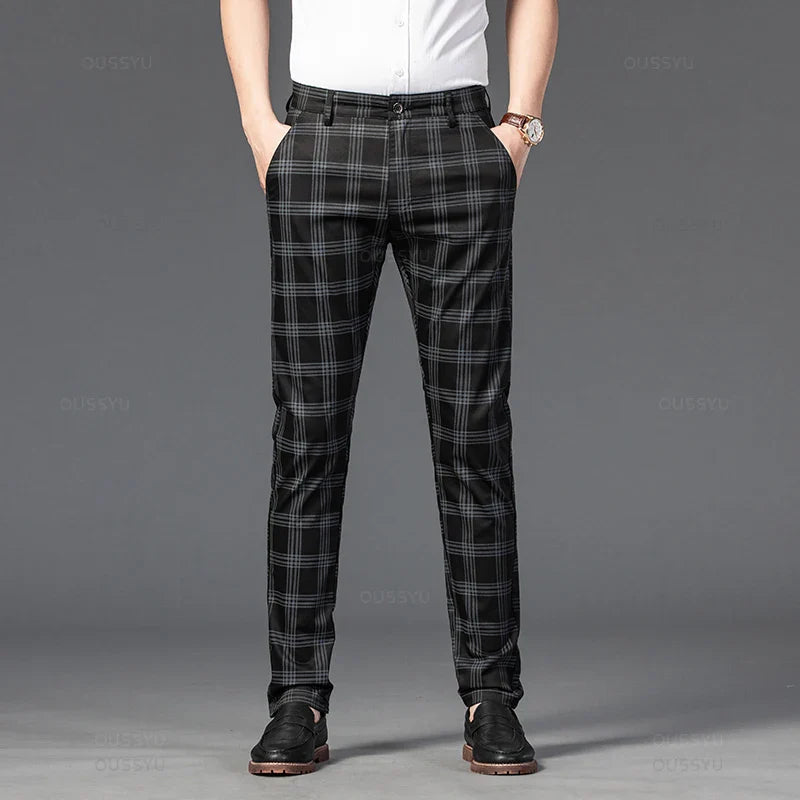 Vernon | Elegant Plaid Pants
