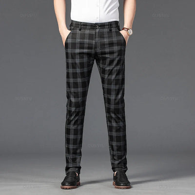 Vernon | Elegant Plaid Pants