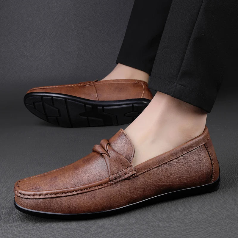 Malcom® | Brutus Genuine Leather Loafers