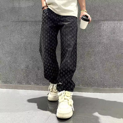 Ashur® | Jacquard Denim Jeans