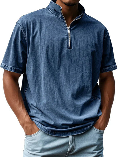 Flynn® | Zip-Up Collar Shirt