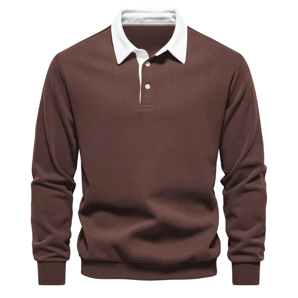 Samuel | Autumn Polo Sweatshirt