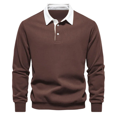 Samuel | Autumn Polo Sweatshirt