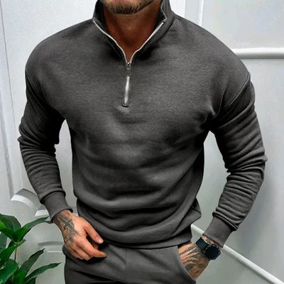 Chauncey® | Knitted Half Zip Sweater