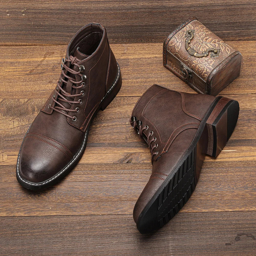 Daniel® | Vintage Derby Boots With Toe