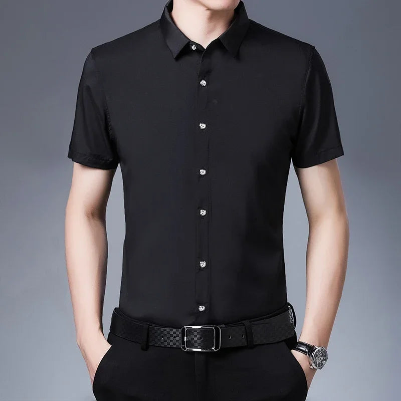 Roman | Business Casual Short-Sleeved Shirt