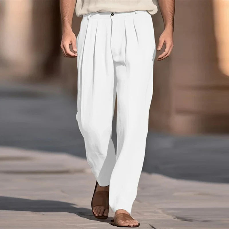 Stone | Casual Linen Pants
