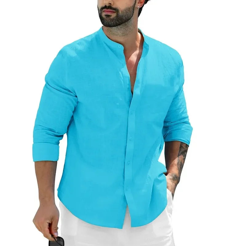 Theo | Casual Linen Shirt