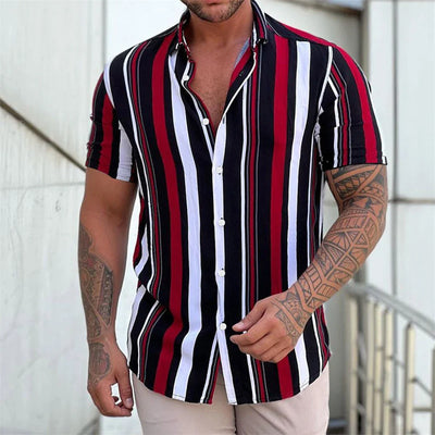 Corbin | Striped Short Sleeved Summer Shirt