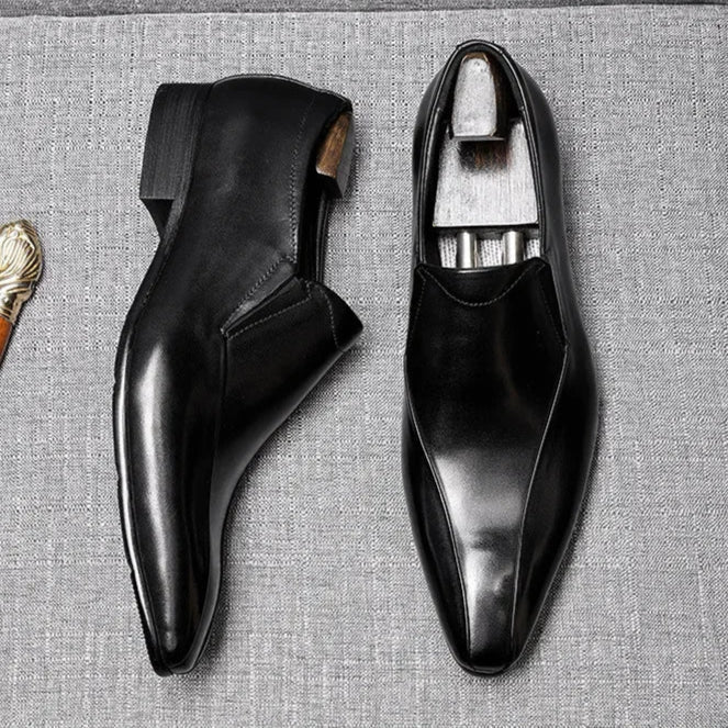 Umar® | Nolan Genuine Leather Loafers