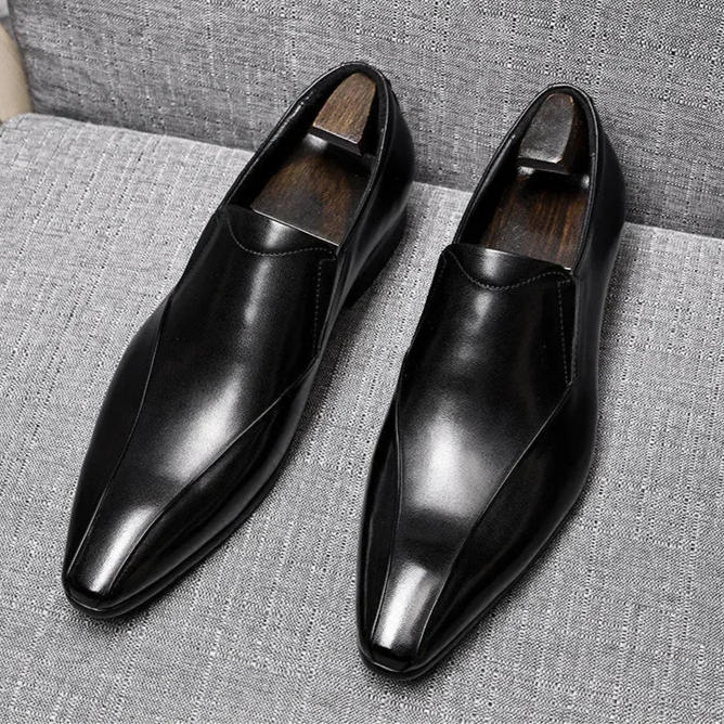 Umar® | Nolan Genuine Leather Loafers