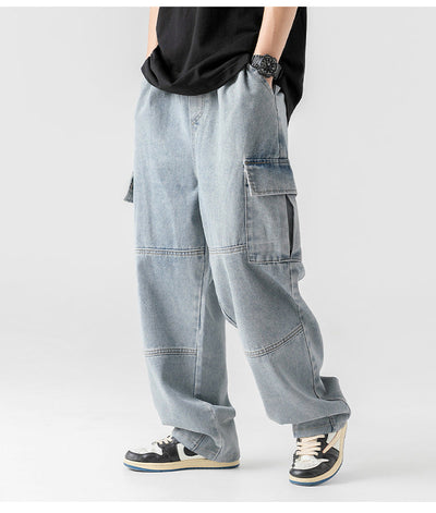 Jose® | Straight Cargo Wide Jeans