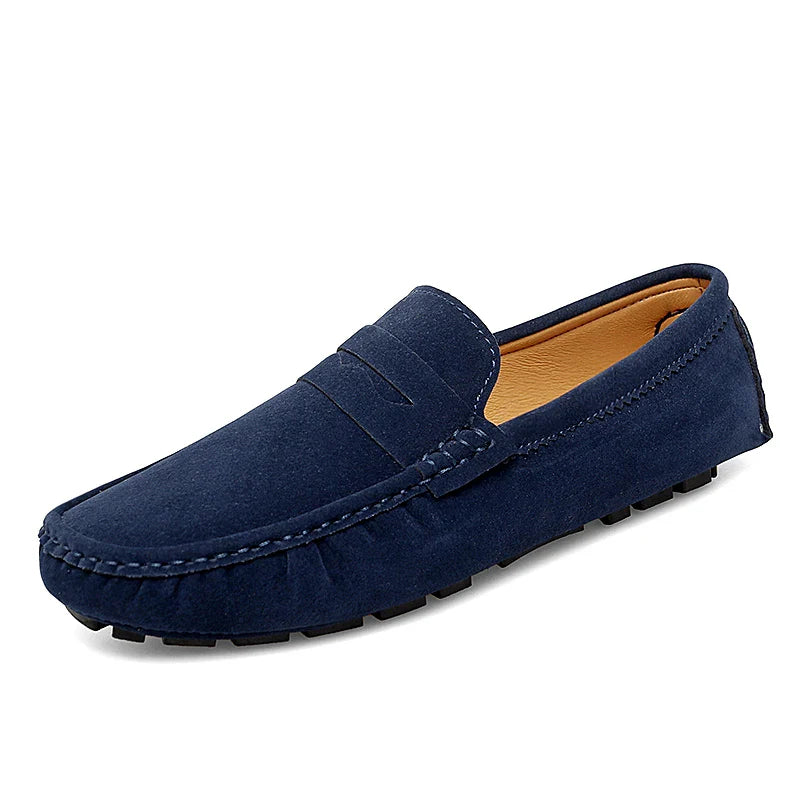 Jett | Suede Boat Loafers